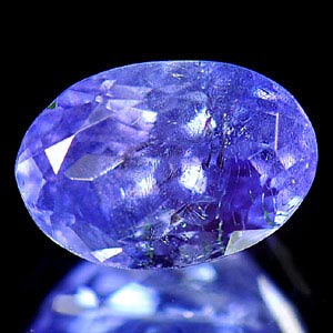 0.91 Ct. Winsomely Oval Natural Violet BlueTanzanite