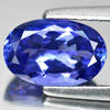 Certified Violetish Blue Tanzanite 1.83 Ct Clean Oval 9.17 x 5.98 Mm Natural Gem