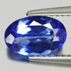 Certified Blue Tanzanite 1.62 Ct. VVS Oval 9.39 x 6.01 Mm. Natural Gemstone