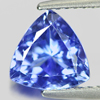 Certified Violetish Blue Tanzanite 1.61 Ct. VVS Trilliant Shape Natural Gem