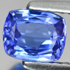 Certified Violetish Blue Tanzanite 1.12 Ct. Clean Cushion Natural Gem Tanzania