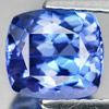 Certified Violetish Blue Tanzanite 2.19 Ct Clean Cushion 6.79 x 7.35 Mm. Natural