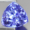 Certified Violetish Blue Tanzanite 2.09 Ct. Clean Trilliant Natural Gem Tanzania