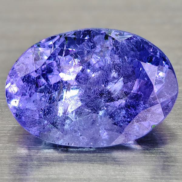 0.91 Ct. Winsomely Oval Natural Violet BlueTanzanite