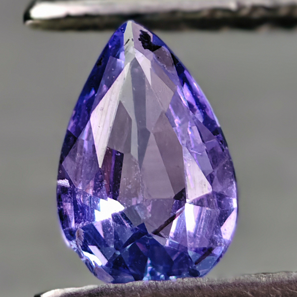 0.27 Ct. Pear Natural Violet Blue Tanzanite Tanzania