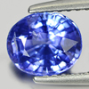Certified Violetish Blue Tanzanite 1.26 Ct Oval Shape 7.09 x 5.94 Mm Natural Gem