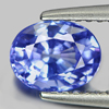 Certified Violetish Blue Tanzanite 1.16 Ct Clean Oval 7.13 x 5.59 Mm Natural Gem