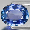 Certified Violetish Blue Tanzanite 1.61Ct. Clean Oval Shape Natural Gemstone