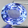 Certified Violetish Blue Tanzanite 1.32 Ct. Clean Oval 7.30 x 6.20 Mm. Natural
