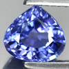 Certified Violetish Blue Tanzanite 1.65 Ct. VVS Pear 6.89 x 7.51 Mm. Natural Gem