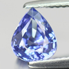Violetish Blue Tanzanite 1.06 Ct. Pear 7.6 x 6.4 Mm. Natural Gemstone Tanzania