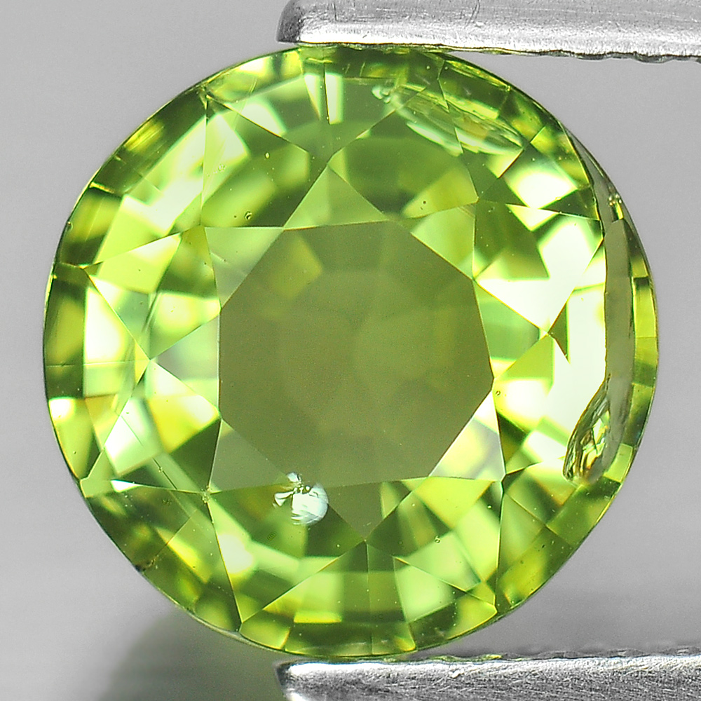 2.21 Ct. 8.5 Mm. Natural Gem Green Tourmaline Unheated