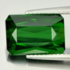 Certified 6.21 ct. Clean Octagon Natural Green Tourmaline Nigeria