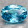 0.82 Ct. Stunning Oval Natural Blue Zircon Cambodia Gem