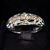 2.95 G Nice Natural Yellow Sapphire Silver Jewelry Ring 2.95 G Nice Natural Yellow Sapphire Silver Jewelry Ring