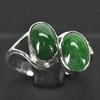 2.77 G. Attractive Natural Green Jade Sterling Silver Ring Size 5.5 2.77 G. Attractive Natural Green Jade Sterling Silver Ring Size 5.5