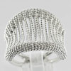 15.30 G. Beauteous 70 Sterling Silver Jewelry Ring Size 9.5