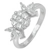 Good Fashion Jewelry 3.19 G. White Cz Real 925 Sterling Silver Ring Size 8