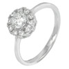 2.08 G. Sparkling Round CZ White Real 925 Sterling Silver Jewelry Ring Size 7