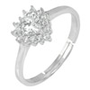 Stunning 2.04 G. Round CZ White Real 925 Sterling Silver Jewelry Ring Size 7