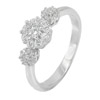 2.10 G. Lovely CZ Round White Real 925 Sterling Silver Jewelry Ring Size 6