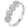 2.43 G. Real 925 Sterling Silver Ring Size 8 Charming CZ White Round Shape