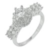 Attractive 4.15 G. Round White CZ Real 925 Sterling Silver Jewelry Ring Size 7