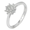 2.15 G. Lovely Round White CZ Real 925 Sterling Silver Jewelry Ring Size 7.5