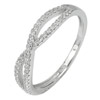 2.08 G. Real 925 Sterling Silver Jewelry Ring Size 7.5 Beautiful Round White CZ
