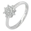 2.24 G. Beautiful Round White CZ Real 925 Sterling Silver Jewelry Ring Size 6