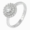 2.57 G. Wonderful Round White CZ Real 925 Sterling Silver Jewelry Ring Size 7