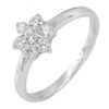 Alluring 2.14 G. Round White CZ Real 925 Sterling Silver Jewelry Ring Size 6