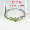 12.22 G. Round Natural Gemstone Green Peridot Real 925 Silver Jewelry Bangle 12.22 G. Round Natural Gemstone Green Peridot Real 925 Silver Jewelry Bangle