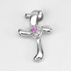1.17 G. Natural Round Pink Songea Sapphire Real 925 Sterling Silver Fine Pendant 1.17 G. Natural Round Pink Songea Sapphire Real 925 Sterling Silver Fine Pendant
