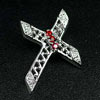 1.97 G. Clean Natural Red Songea Sapphire Sterling Silver 925 Pendant