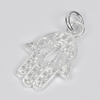 0.75 G. Good Real 925 Sterling Silver Fine Jewelry HAMSA Hand Designer Pendant 0.75 G. Good Real 925 Sterling Silver Fine Jewelry HAMSA Hand Designer Pendant