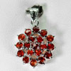 2.59 G. Natural Reddish Orange Songea Sapphire Real 925 Sterling Silver Pendant 2.59 G. Natural Reddish Orange Songea Sapphire Real 925 Sterling Silver Pendant