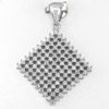 4.13 G. Charming Real 925 Sterling Silver Pendant with Round White CZ