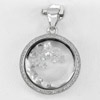 925 Sterling Silver Pendant Jewelry with White Cz White Beautiful Design 5.17 G.