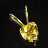 0.30 Ct. Delightful Design 10k Gold Jewelry Citrine Pendant