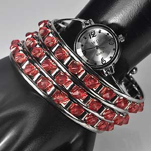 44.15 G. Fashion Ladies Women Stainless Steel Jewelry Wrist Watch Gift