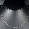 2.52 G. 16.4 Inch. Stering Silver Necklace Hallmark 925