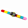 Cute Cartoon Bee Candy Slap Style Rubber Wrist Watch Girl Kids Boy