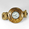 19.17 G. Beauty Wrist Watch Brown Color Coconut Shell Stretch Bracelet