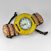 28.03 G. Beauty Wrist Watch Coconut Shell Stretch Bracelet