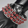 44.15 G. Fashion Ladies Women Stainless Steel Jewelry Wrist Watch Gift