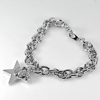 24.56 G. Women Fashion Bracelet Nickel Rhodium Plated Length 7 Inch.