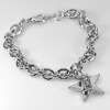24.97 G. Nice Fashion Women Jewelry Nickel Rhodium Plated Bracelet Length 7 Inch