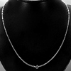 6.00 G. Real 925 Sterling Silver Necklace Beautiful Jewelry Length 20 Inch.