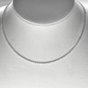 5.26 G. Real 925 Sterling Silver Necklace Length 18 Inch.Wide Size 2 mm.